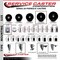Service Caster 5'' Phenolic Wheel Swivel Top Plate Caster Set with Posi Brake, 4PK SCC-20S514-PHR-PLB-4 - alternate 2